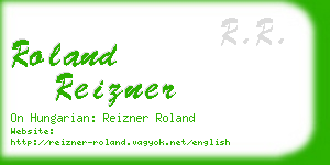 roland reizner business card